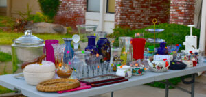 How to Have a Successful Garage Sale in Denver, CO - Table of items