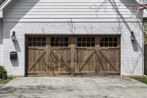 Custom wood garage doors